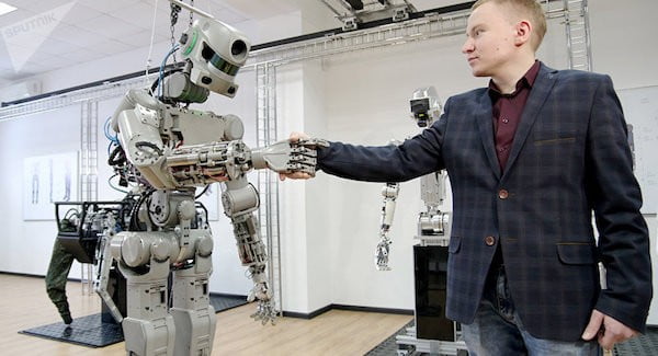 ربات انسان نمای روسیه