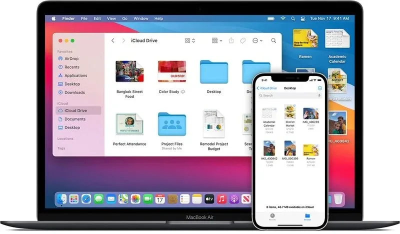 روش هماهنگ کردن پوشه دسکتاپ و Documents مک با iCloud