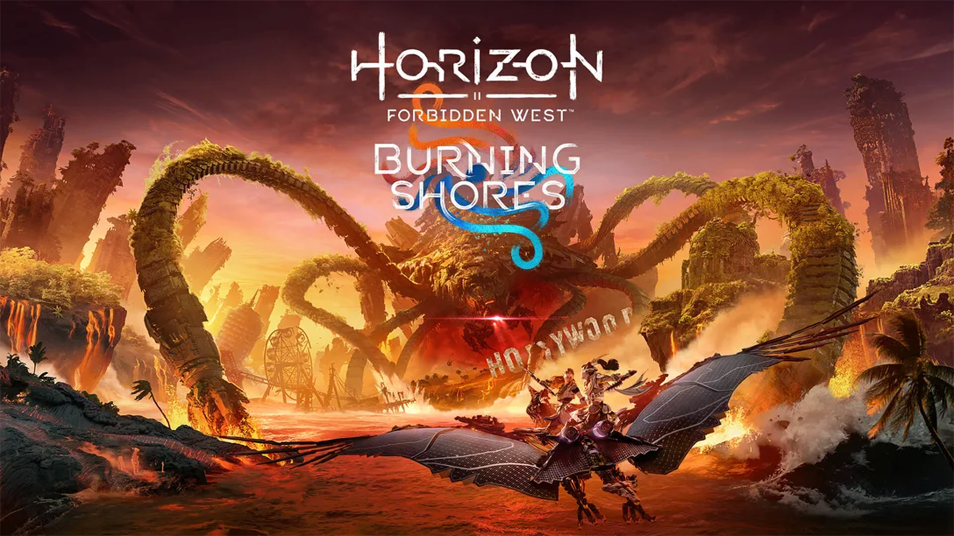 حجم بازی Horizon Forbidden West: Burning Shores مشخص شد