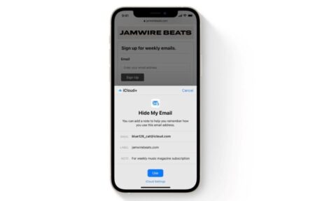 نحوه ساختن آدرس مخفی Hide My Email در iOS 15
