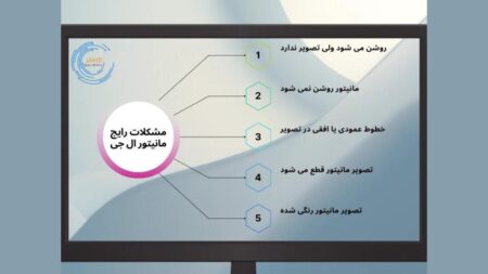 تعمیر مانیتور ال جی و رفع مشکلات رایج