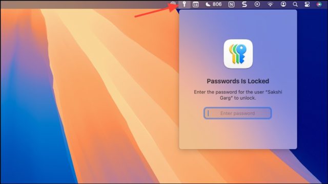 نحوه افزودن برنامه Passwords به منو بار macOS Sequoia