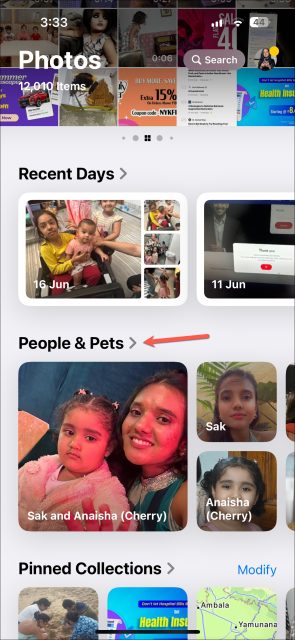 نحوه تغییر آسان عکس اصلی People & Pets در iOS 18