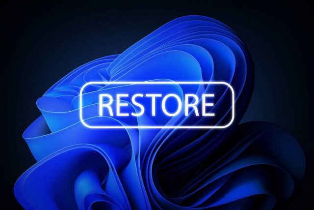 Restore point windows 11