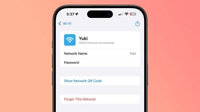 Share Wi-Fi password ios 18