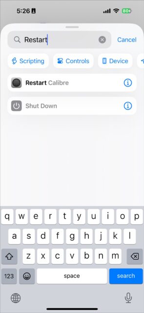 نحوه افزودن میانبر Restart iPhone به Control Center در iOS 18