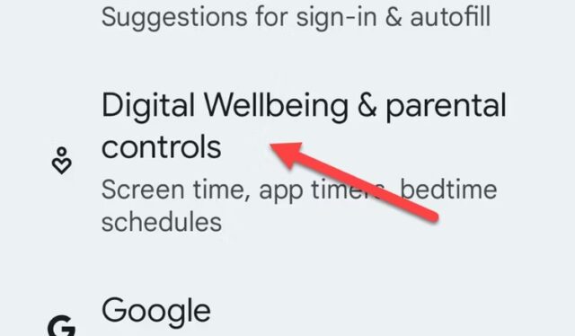 Digital Wellbeing & Parental Controls