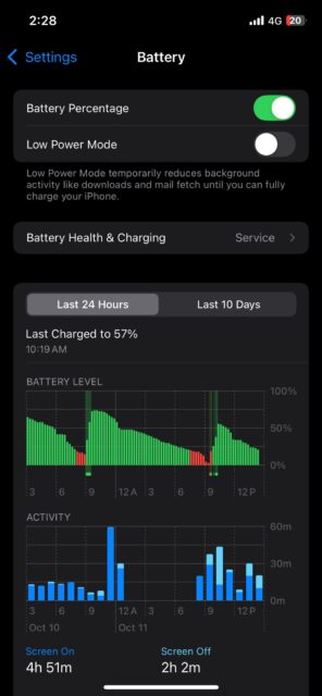 روی Battery Health & Charging ضربه بزنید.