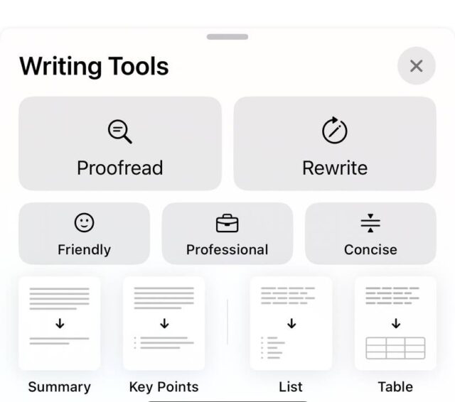 Writing Tools