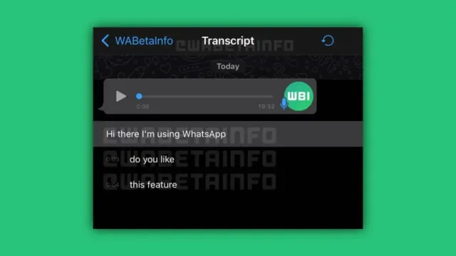 رونوشت یادداشت صوتی WhatsApp