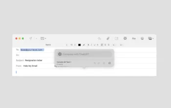 استفاده از هوش مصنوعی اپل برای نوشتن ایمیل در مک، آیفون و آیپد چگونه است؟